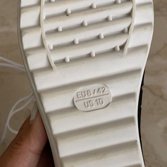 Flexx Run Crazy Too Leather Lace Up Wedge Shoes - Picture 10 of 10